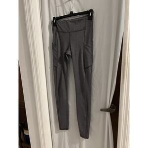 Lululemon Gray Full On Luxtreme Speed Up Leggings Media Pockets Sz 4